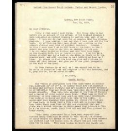 Letter to Revs. Taylor and Watson from Samuel Leigh with enclosed article from William Cowper