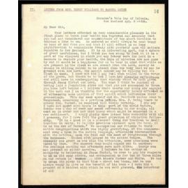 Letter to Samuel Leigh from Rev. Henry Williams