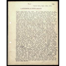 Continuation of journal extracts from John Hobbs
