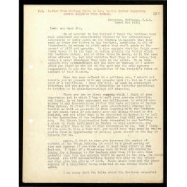 Letter to Rev. George Morley from William White