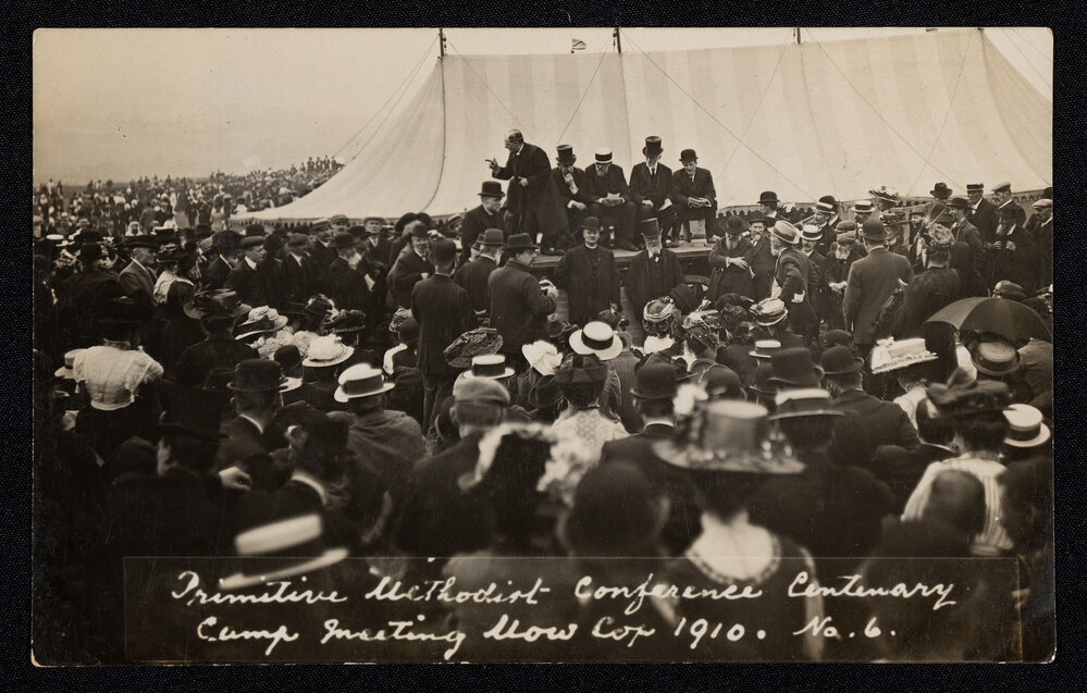 Primitive Methodist Conference in England attended by Reverend and Mrs. W. S. Potter, 1910