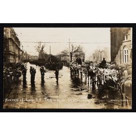 Funeral of T. E. Taylor, 1911
