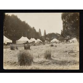 Dominion Bible Class Camp, Avoca Valley, Christchurch, 1919-1920