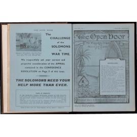  The Open Door - The Missionary Organ of the Methodist Church of New Zealand - Vol. 21 No. 1 (June, 1942)