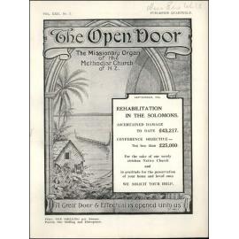  The Open Door - The Missionary Organ of the Methodist Church of New Zealand - Vol. 22 No. 2 (September, 1943)