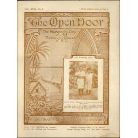  The Open Door - The Missionary Organ of the Methodist Church of New Zealand - Vol. 26 No. 3 (December, 1947)