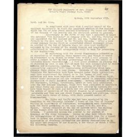 Letter and journal extracts to Secretaries from Rev. Joseph Orton