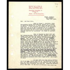 Letter to W. Woon from Rev. J. Bunting