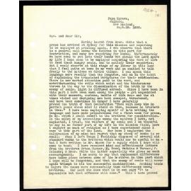 Letter to Rev. J. Beecham from Wm. Woon