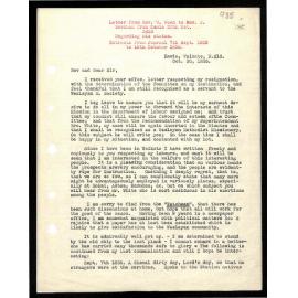 Letter and journal extracts to Rev. J. Beecham from Rev. W. Woon