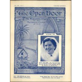  The Open Door - The Missionary Organ of the Methodist Church of New Zealand - Vol. 30 No. 2 (September, 1950)
