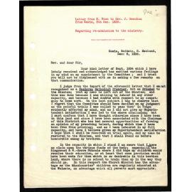 Letter to Rev. J. Beecham from W. Woon