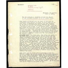 Obituary to Wesleyan Methodist Magazine from William Woon