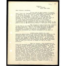 Letter to Wesleyan Missionary Committee from James Wallis