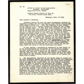 Letter to Secretaries from N. Turner