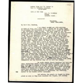 Letter to Rev. J. Beecham from Rev. N. Turner