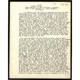 Letter to Secretaries written in Māori (?)