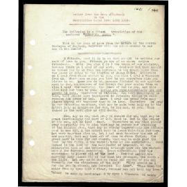 Letter and translation of Pukapuka Aroha to Secretaries from Rev. J. H. Bumby