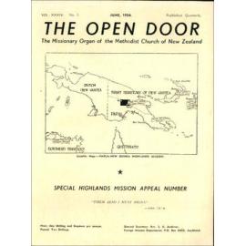  The Open Door - The Missionary Organ of the Methodist Church of New Zealand - Vol. 34 No. 1 (June, 1954)