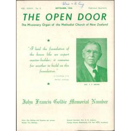  The Open Door - The Missionary Organ of the Methodist Church of New Zealand - Vol. 34 No. 2 (September, 1954)