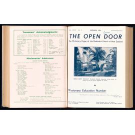  The Open Door - The Missionary Organ of the Methodist Church of New Zealand - Vol. 34 No. 3 (December, 1954)