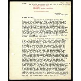 Letter to General Secretaries from James Buller