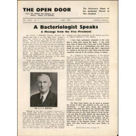  The Open Door - The Missionary Organ of the Methodist Church of New Zealand - Vol. 35 No. 1 (June, 1955)