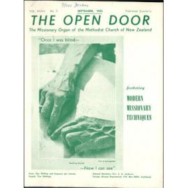  The Open Door - The Missionary Organ of the Methodist Church of New Zealand - Vol. 35 No. 2 (September, 1955)