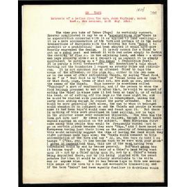 Letter extracts to Secretaries from Rev. John Whiteley