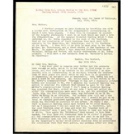 Letter to Rev. Jabez Bunting from Rev. Gideon Smales