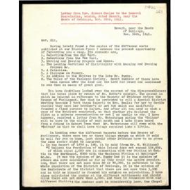 Letter to General Secretaries from Rev. Gideon Smales