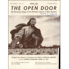 The Open Door - The Missionary Organ of the Methodist Church of New Zealand - Vol. 37 No. 4 (March, 1958)
