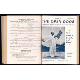  The Open Door - The Missionary Organ of the Methodist Church of New Zealand - Vol. 38 No. 3 (December, 1958)