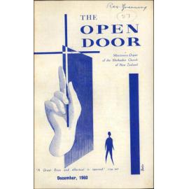  The Open Door - The Missionary Organ of the Methodist Church of New Zealand - Vol. 40 No. 3 (December, 1960)