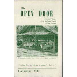  The Open Door - The Missionary Organ of the Methodist Church of New Zealand - Vol. 45 No. 2 (September, 1965)