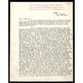 Letter to Rev. John Beecham from Rev. John Whiteley