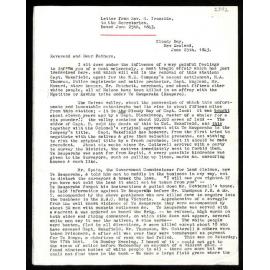 Letter to Secretaries from Rev. S. Ironside