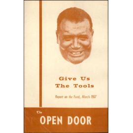  The Open Door - The Missionary Organ of the Methodist Church of New Zealand - Vol. 46 No. 4 (March, 1967)