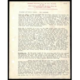 Journal to Secretaries from Rev. W. Lawry