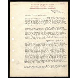 Letter to Secretaries from Rev. S. Ironside