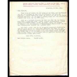 Letter to Rev. Elijah Hoole from Rev. W. Lawry