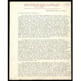 Letter and journal extracts to General Secretaries to Rev. J. Watkin