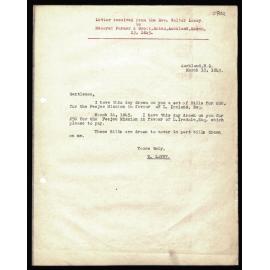 Letter to Messrs. Farmer and Scott from Rev. Walter Lawry