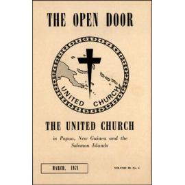  The Open Door - The Missionary Organ of the Methodist Church of New Zealand - Vol. 50 No. 4 (March, 1971)