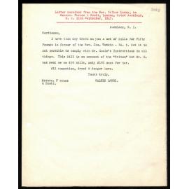 Letter to Messrs. Farmer and Scott from Rev. Walter Lawry