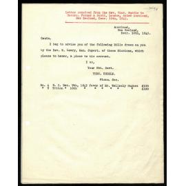 Letter to Messrs. Farmer and Scott from Rev. Thos Buddle