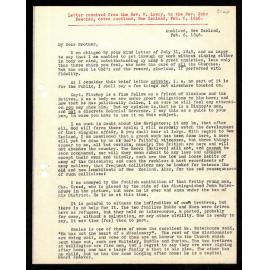 Letter to Rev. John Beecham from Rev. W. Lawry