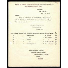 Letter to Messrs. Farmer and Scott from Rev. Thos Buddle