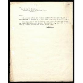Letter (page 1 missing) to Rev. J. Beecham from H. H. T. [Turton]