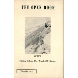  The Open Door - The Missionary Organ of the Methodist Church of New Zealand - Vol. 53 No. 3 (December, 1973)